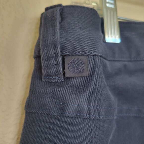Lululemon Mens 32X27 True Navy ABC Crop Pant Relaxed Utilitech Stretch Casual - Picture 12 of 14